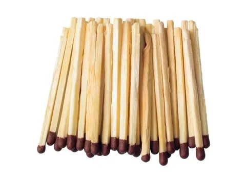 Matches in a pile Stock Photos