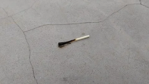 Matches stick burn Stock Footage 252866436