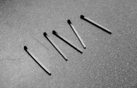 Matches On the Table Stock Photos