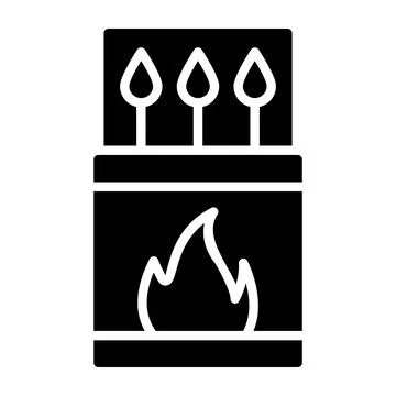 Matches Vector Icon Design Illustration Stock Illustration