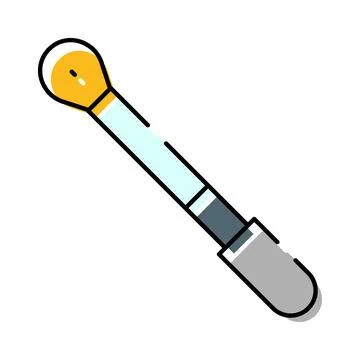 Matchstick and lighting tool doodle illustration concept Stock Illustration