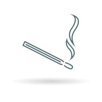 Matchstick icon Stock Illustration