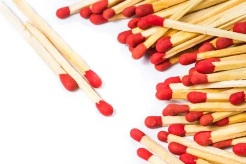 Matchstick isolated Stock Photos