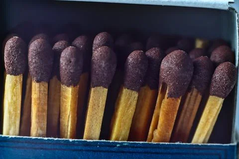 Matchsticks Foto stock