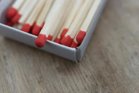 Matchsticksbox Stock Photos