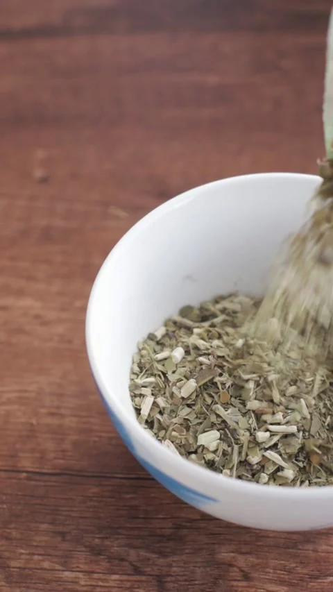 Mate herb. Concept of traditional beverages. Stock Footage 225587520