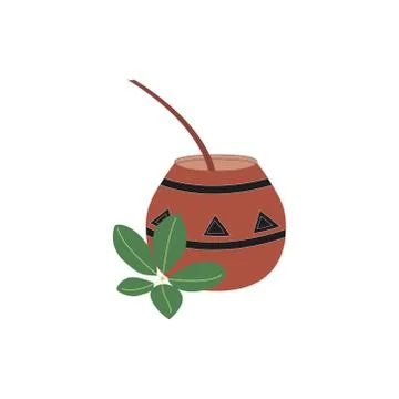 Mate tea vector illustration Stock Illustration