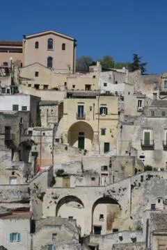 Matera, general view Stock Photos
