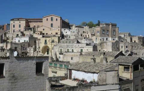 Matera, general view Stock Photos