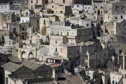 Matera, general view Stock Photos