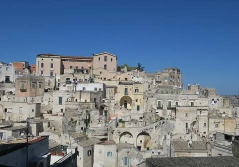 Matera, general view Stock Photos