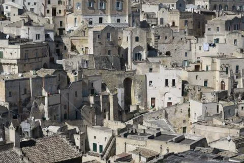 Matera, general view Stock Photos