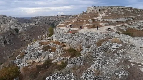 Matera Panoramica Del Belvedere Della Stock Video Pond5