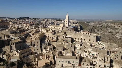 Matera Sassi fly n.2 Video stock 103599341