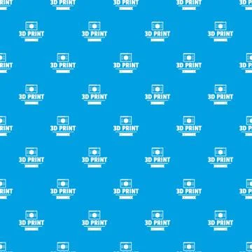Material 3d printing pattern vector seamless blue 스톡 일러스트