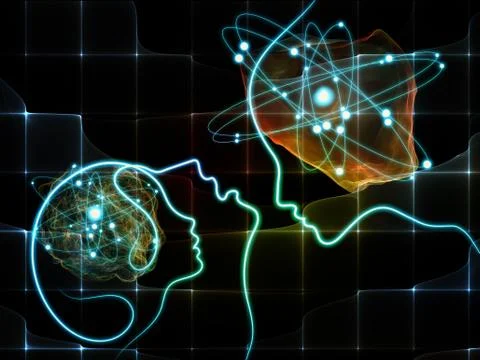 Material of Consciousness Stock Illustration