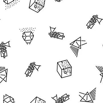 Material construction engineer vector seamless pattern Illustrazione stock