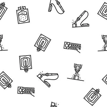 Material construction engineer vector seamless pattern 스톡 일러스트