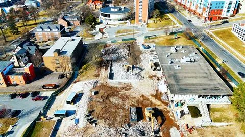 Material - Construction - Syracuse, NY 库存照片