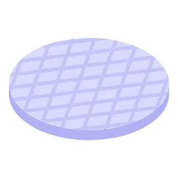 Material cotton pad icon isometric vector. Complexion purifier Stock Illustration