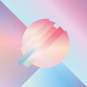 Material design abstract vector background with geometric isometric shapes Stock Illustration