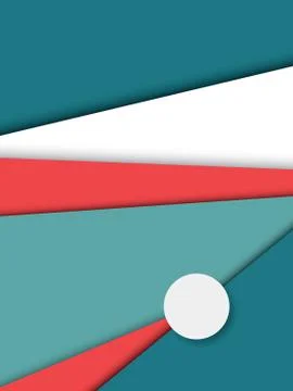 Material design abstract vector background with geometric isometric shapes Stock Illustration