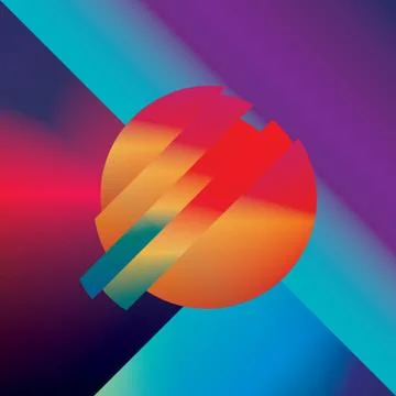 Material design abstract vector background with geometric isometric shapes Stock Illustration