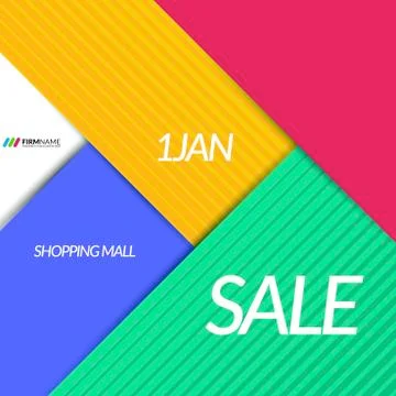 Material design of abstract vector design elements for graphic template Stock Illustration