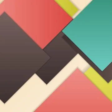 Material design background Ilustração Stock