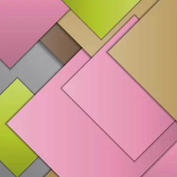 Material design background Ilustração Stock