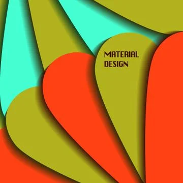 Material design background Stock Illustration