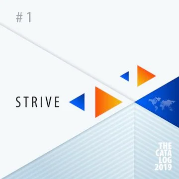 Material design of blue orange colourful abstract vector elements for graphic Stock Illustration
