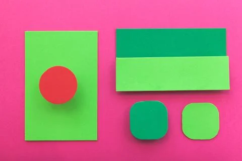 Material design colorful background Stock Photos