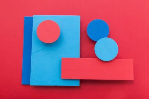 Material design colorful background Stock Photos