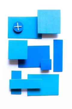 Material design colorful background Stock Photos