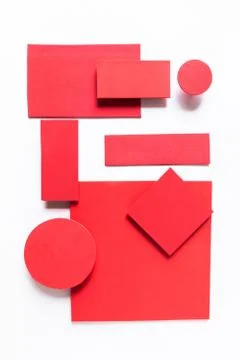 Material design colorful background Stock Photos