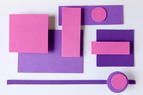 Material design colorful background Stock Photos