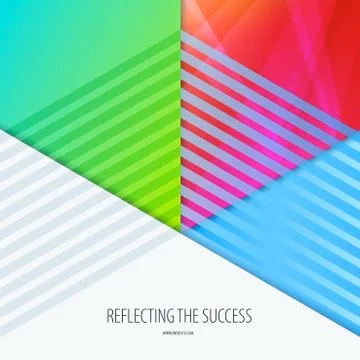 Material design of colourful abstract vector elements for graphic template. Stock Illustration