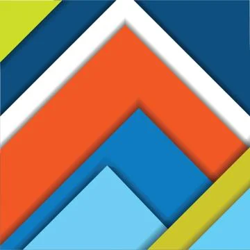 Material design multi coloured Stock-Illustration