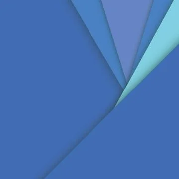 Material design style abstract vector background. Geometric shapes in layers Stock Illustration