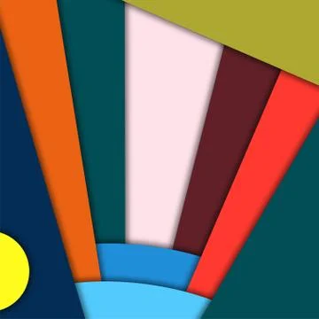 Material design vector abstract background Stock Illustration