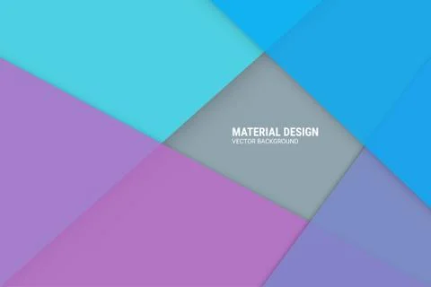 Material Disign Vector Background - Web or Application Design Element Stock Illustration