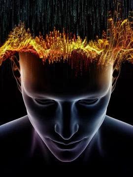 Material of Human Mind 스톡 일러스트
