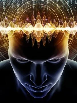 Material of Human Mind Illustrazione stock