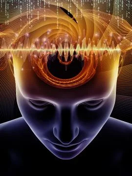 Material of Human Mind 스톡 일러스트