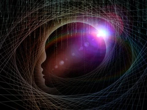 Material of the Mind Stock Illustration