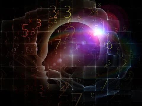 Material of the Mind Stock Illustration