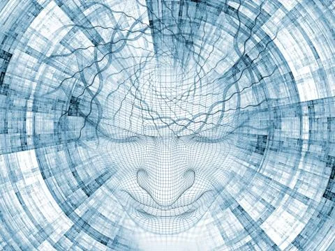 Material of the Mind Stock Illustration