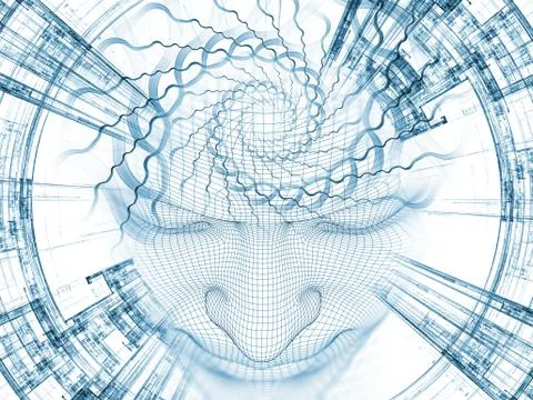 Material of the Mind Stockillustratie