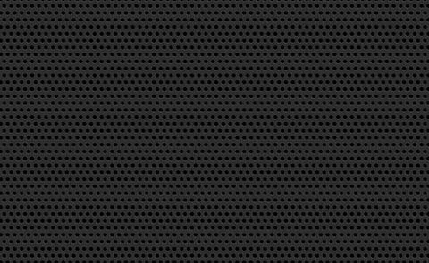 Material perforated metal dark background texture - Vector Stock Illustration
